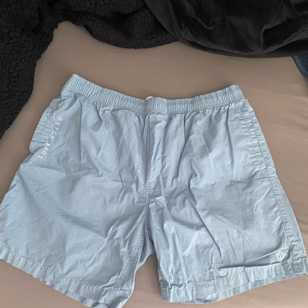 BLUE DUTCH BROS SHORTS